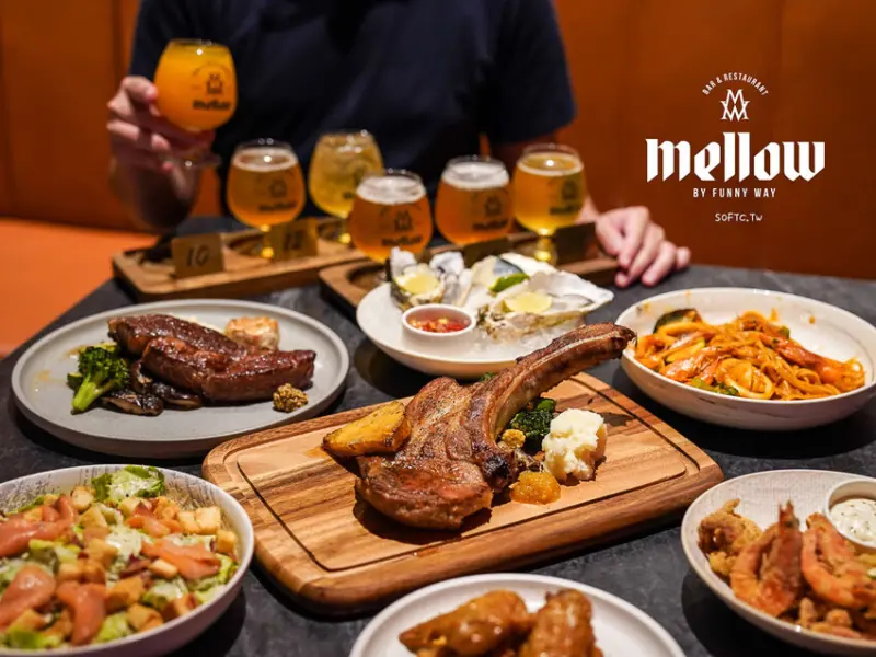 台北東區餐廳推薦「Mellow Bar & Restaurant」15款精釀啤酒忠孝敦化餐酒館推薦 - 軟西，遊記