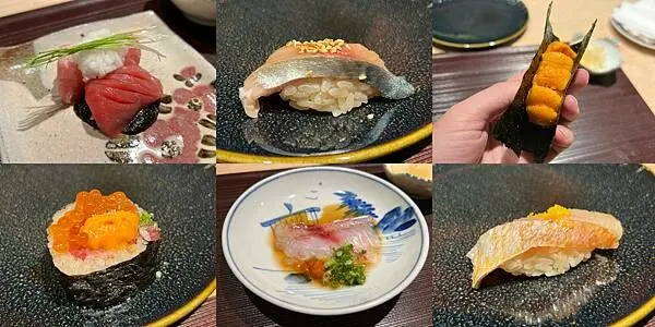 台中食記【InFu’Ture Pairing Bar 富隱十粹】新板前長／鮮甜的赤海膽／青花魚／黑鮪魚赤身 中腹 大腹／紅豆乳酪最中餅／富山灣白蝦／十粹STRAY - 壽司羊 的 美食旅行