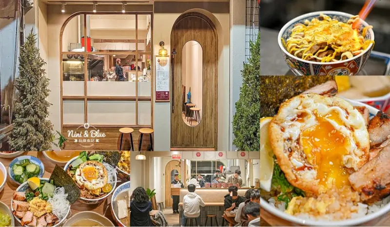 台中大里燒肉丼飯，還有熱湯免費續~對面就有停車場