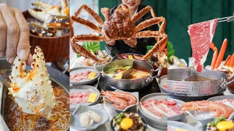 高雄最頂火鍋吃到飽 頂級日本A5和牛北海道帝王蟹松葉蟹吃到爽/梨花 A5和牛放題 RINKA Nabemono
