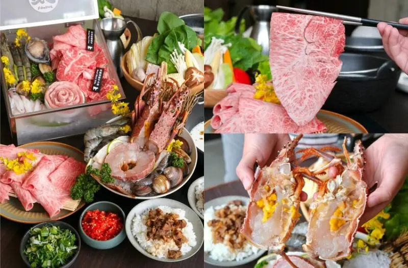 滾滾風居｜竹北頂級現撈活體海鮮鍋物，絕美日本和牛寶藏盒仙氣登場! - 肉依小姐吃什麼