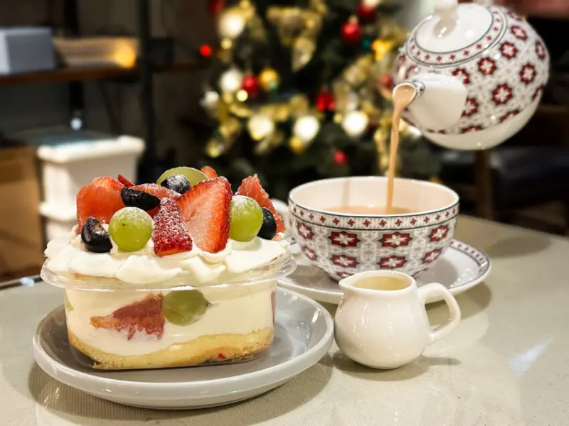 【新竹】東區－小墊子ImMat Cafe 氛圍感十足の戚風蛋糕專賣店！新竹甜點店推薦、新竹戚風蛋糕推薦。