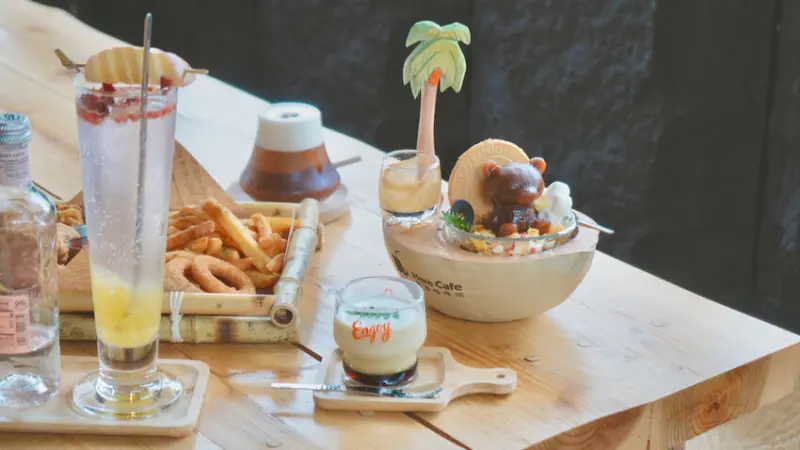 宜蘭縣頭城鎮[宜蘭美食] 這浬咖啡文創所｜頭城網美咖啡廳！烏石港衝浪勝地渡假風咖啡廳