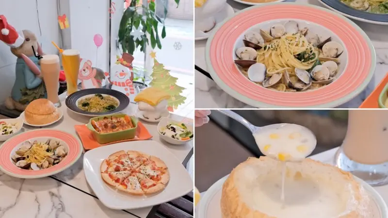 【蘆洲義大利麵推薦】香草弄堂～豐富套餐只要220元起～還有義式開胃菜、點心、飲料～蘆洲平價美食、蘆洲必吃美食