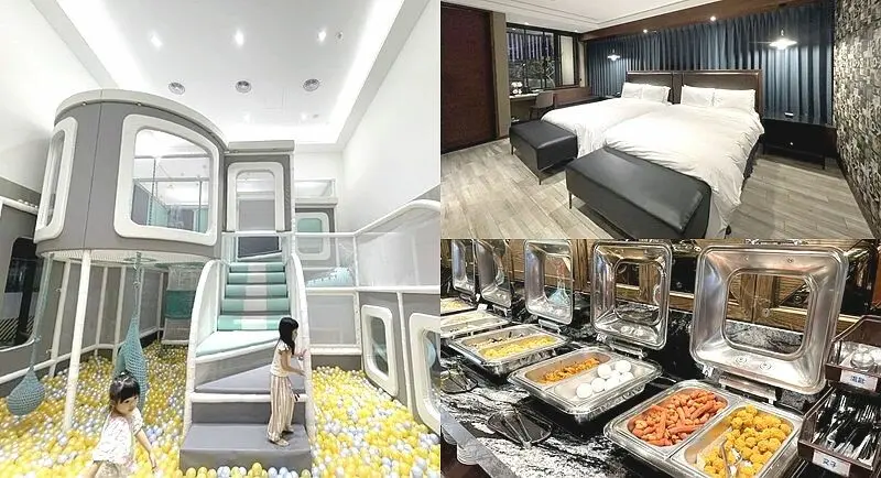 台中市南區【台中住宿】挪威森林台中文創店  有兒童遊戲室與滑步車道！樓下就有夜市超棒的，地點也很便利。