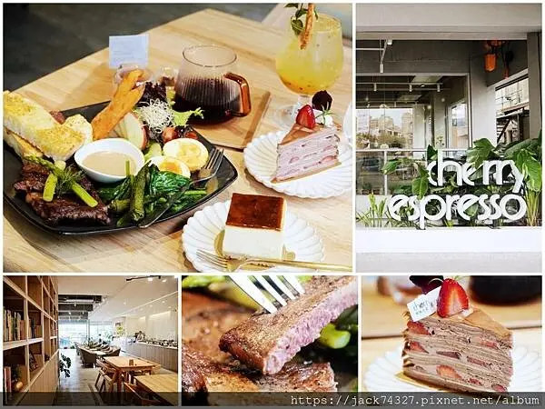 {台中美食}台中一中街美食推薦：「Cherry espresso櫻桃計畫咖啡」，必點超澎湃的早午餐，搭配千層蛋糕＋手沖單品咖啡！