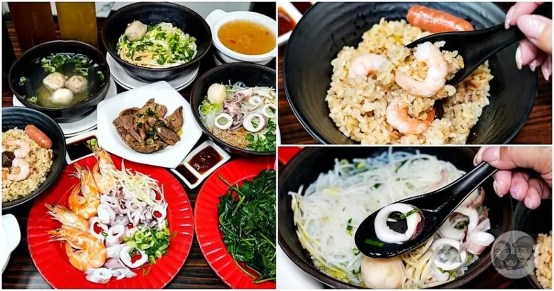 台中市南區台中南區美食|阿福師營養廚房-市場人氣小吃新分店，大推新鮮甜澎湖小卷米粉、美味蝦仁飯