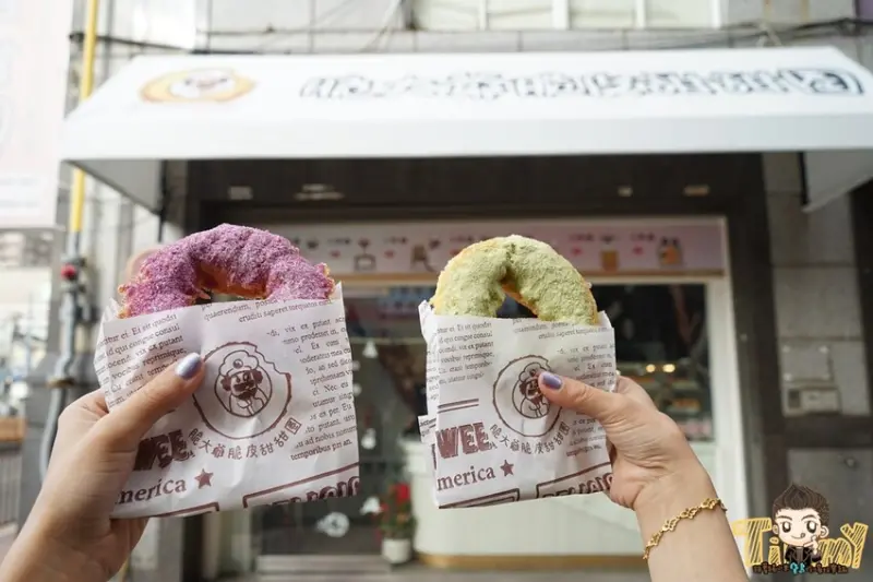 新竹脆大爺脆皮甜甜圈。竹科園區熱門下午茶點心。 爆料多拿滋及爆漿卡士達冰泡芙大小朋友都愛 (菜單營業時間地址電話) - 跟著踢小米吃喝玩樂趣