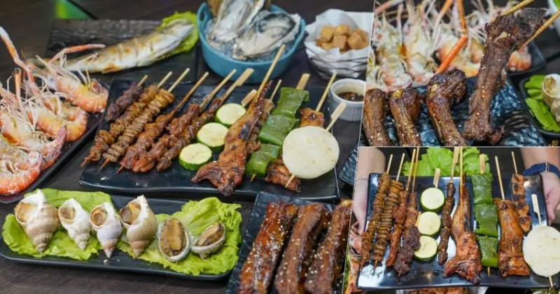 三民九如神秘熱炒燒烤 鱻焱生鮮燒烤，平價燒烤、熱炒美食、老饕推薦聚會小酌、家庭客用餐 - 跟著尼力吃喝玩樂＆親子生活