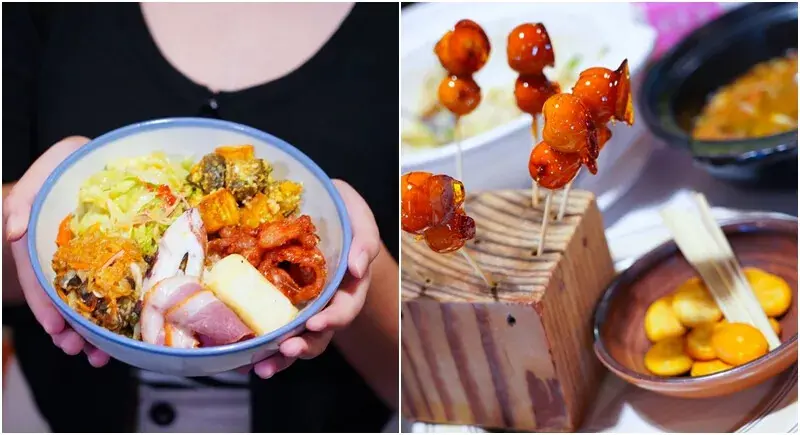 宜蘭縣壯圍鄉宜蘭親子餐廳》壯圍穀倉米食風味料理～懷舊鄉村風餐廳古早味割稻飯，免費麥芽餅糖餅乾DIY體驗