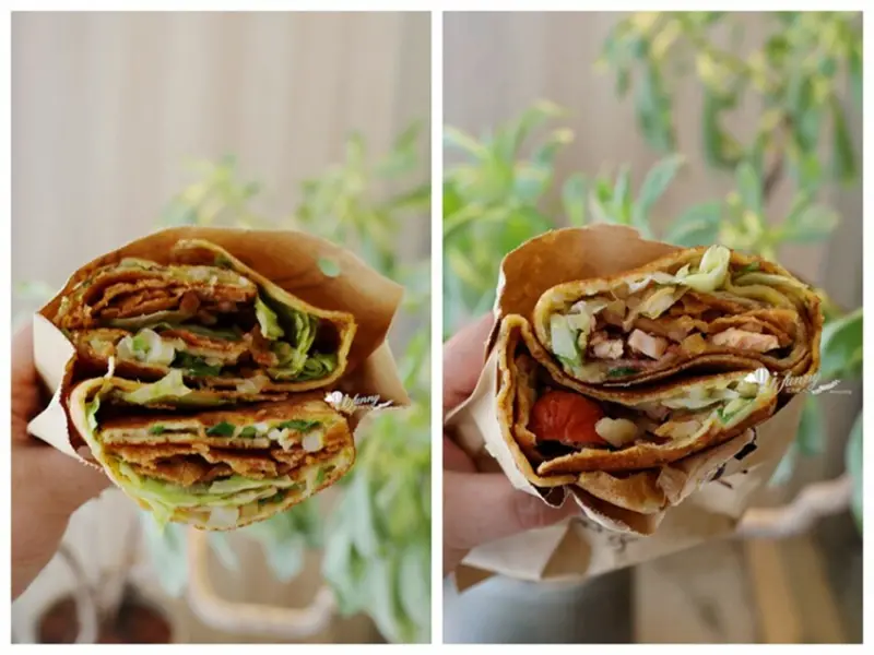 台北市松山區小巨蛋站 | 饞哭了煎餅果子 肉多多巨無霸煎餅果子