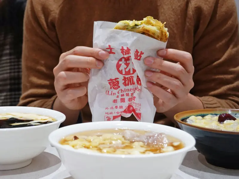 台北市士林區台北士林—九龍粉圓豆花｜學生時代銅板美食 蔥油餅豆花鹹甜雙享｜士林站
