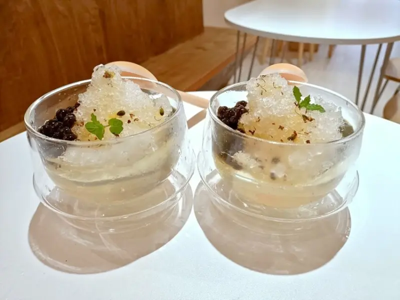 桃園市桃園區桃園甜品|豆來重慶冰粉~無比Q彈的口感、低熱量少負擔!桂花蜂蜜冰粉我們的最愛!