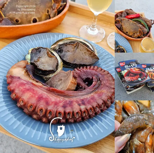 【下酒小菜】ourcook 醬醃海鮮 醬油醃螃蟹 醬油醃鮑魚 醬油醃蝦 醬油醃章魚 全家行動購美食推薦