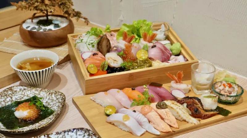 新北市板橋區[板橋美食] THE·春 板橋店｜新埔站最強日本料理！浮誇系海鮮珠寶盒、握壽司盤