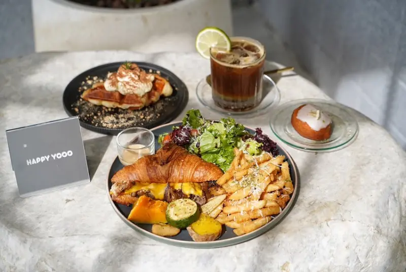 台中咖啡廳推薦：Happy Yooo Cafe / WalkerLand窩客島整理提供 未經許可不可轉載