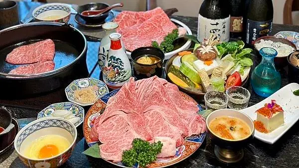 台北市大安區[大安區美食] 橋山.壽喜燒by二本松 台北日式頂級sukiyaki 高檔日本和牛火鍋！#大安站美食 @蛋寶趴趴go