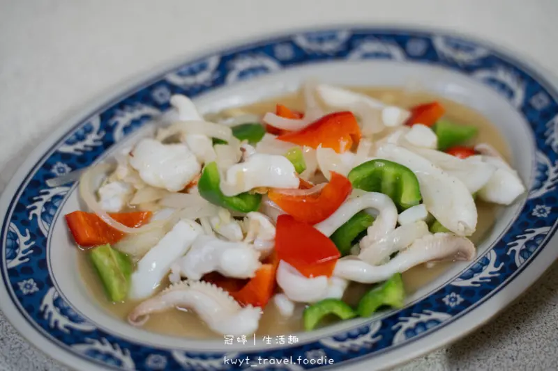 【張記海產】隱藏版在地手路菜！鹽水小吃，海鮮控老饕帶路，必點Q嫩鮮甜生炒花枝、蛤仔湯，台南鹽水美食│菜單