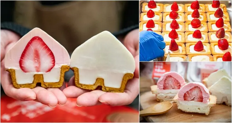 台北市大同區Cheese Talk台北京站快閃店｜首賣爆紅排隊粉嫩系甜點！超好吃雪藏草莓芝士燒、北海道芝士達茲