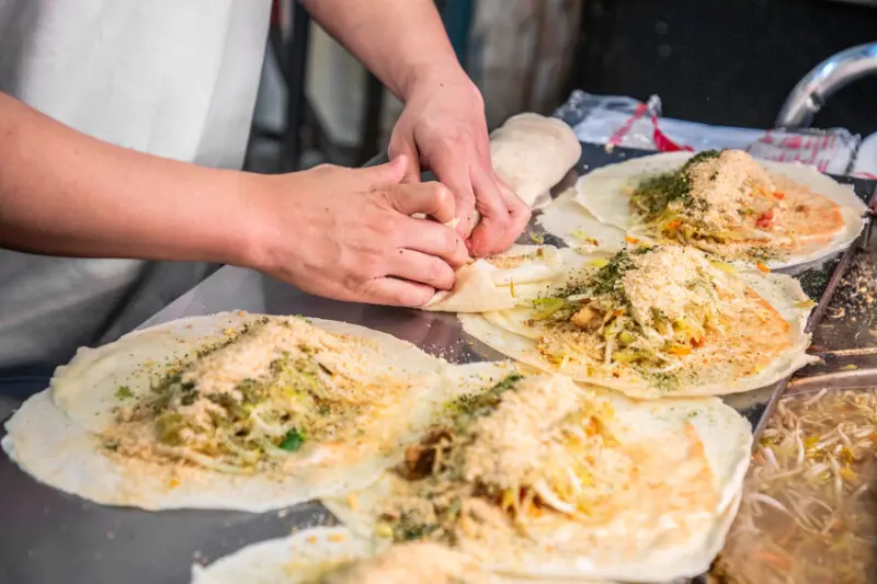 台北市中正區吾旺再季潤餅捲專賣(原松青潤餅)｜賣潤餅連拿兩屆米其林推薦真的狂，在地三十年潤餅老店