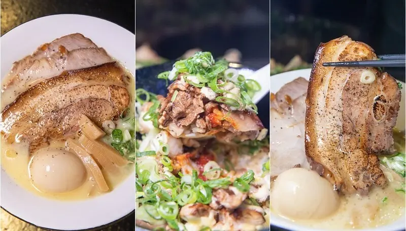 台北市大安區【台北拉麵-台電大樓站】麵屋長樂.台北人氣拉麵再加1.豚骨.醬酒.鹽味.雞湯八種w湯底組合.湯麵叉燒三拍子好