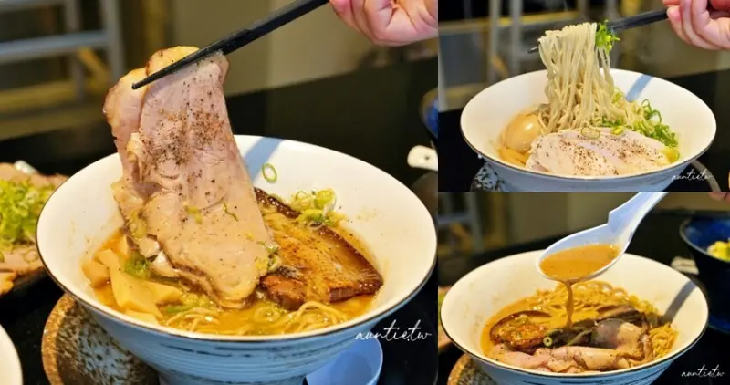 台北市大安區【台北】公館站｜麵屋長樂，香濃醬油豚骨淡麗鹽味雞湯，台大商圈高評價日系拉麵店
