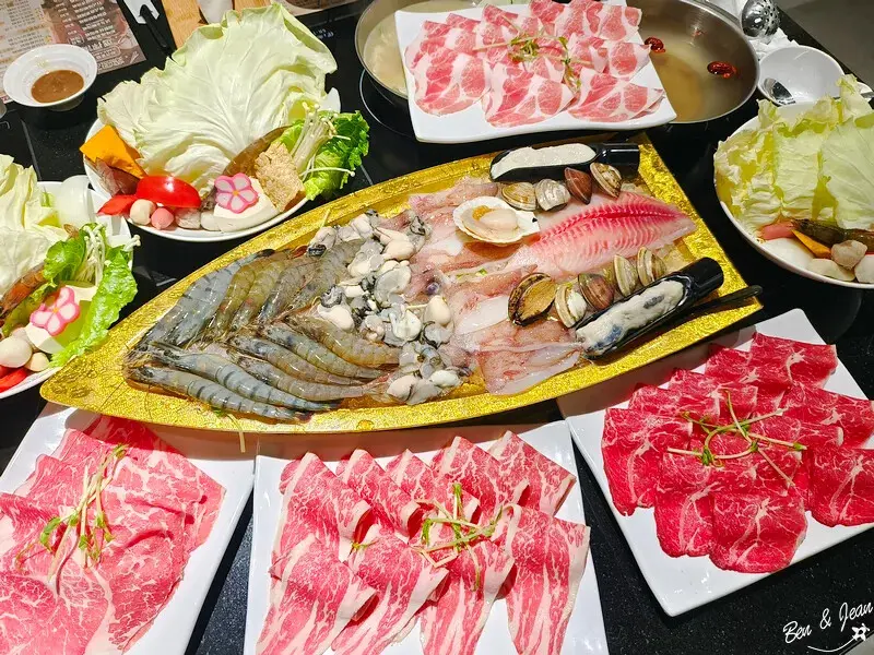 宜蘭縣宜蘭市八方悅鍋物宜蘭和睦店》優質平價日式鍋物380元起不收服務費，必點大蝦雙人豪華套餐，兒童身高未滿110公分免