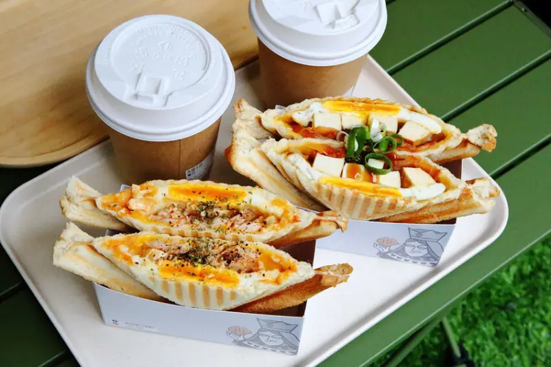 人氣永和美食推薦：QueenReYa cafe 皇后熱壓吐司/ WalkerLand窩客島整理提供 未經許可不可轉載