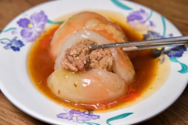  中和在地人氣Q彈肉圓 #真味肉圓/ WalkerLand窩客島整理提供 未經許可不可轉載