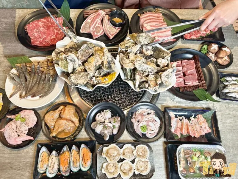 新竹縣竹北市竹北新開幕烤蚵吃到飽399元！ 每人再送肉盤一份！單點肉盤海鮮50元起！--跟著踢小米吃喝玩樂趣