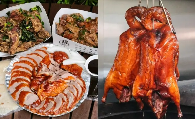 明記燒鴨｜逢甲隱藏版人氣爆單烤鴨店，片鴨+鹽酥鴨+醬炒鴨三吃大滿足! - 肉依小姐吃什麼