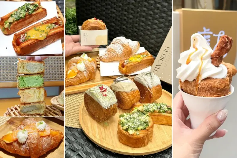 獻烘焙|台中人氣排隊爆餡可頌，每日現做口味20多種銅板價高CP。還有新品可頌冰淇淋 – 艾瑞絲的吃貨日常