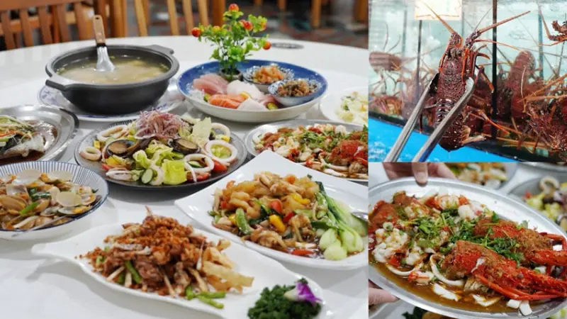 母親節帶家人來吃現撈海鮮！整桌9道有活龍蝦、石斑魚、超厚刺身、九孔沙拉..才4280元