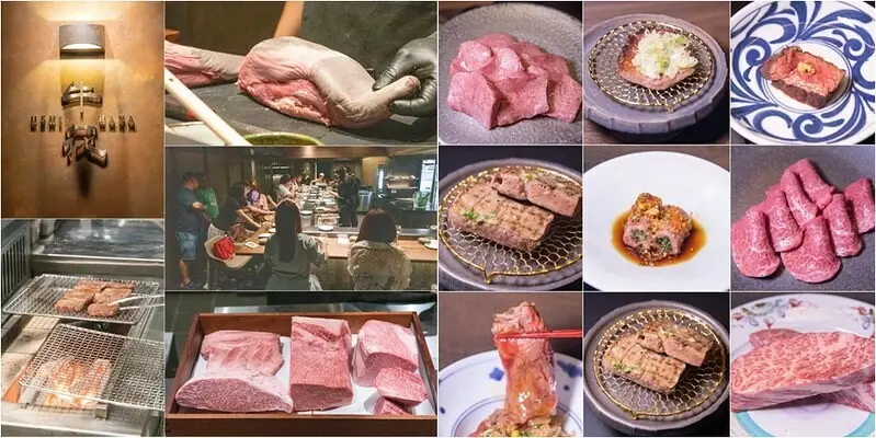 台北市松山區台北捷運美食，中山國中站牛花燒肉！無菜單板前體驗。