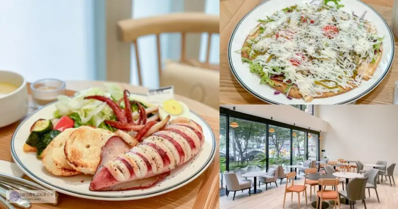 桃園市桃園區美食、DOUBLE II商辦大樓內的隱藏餐廳，北歐風格夜間變身餐酒館。