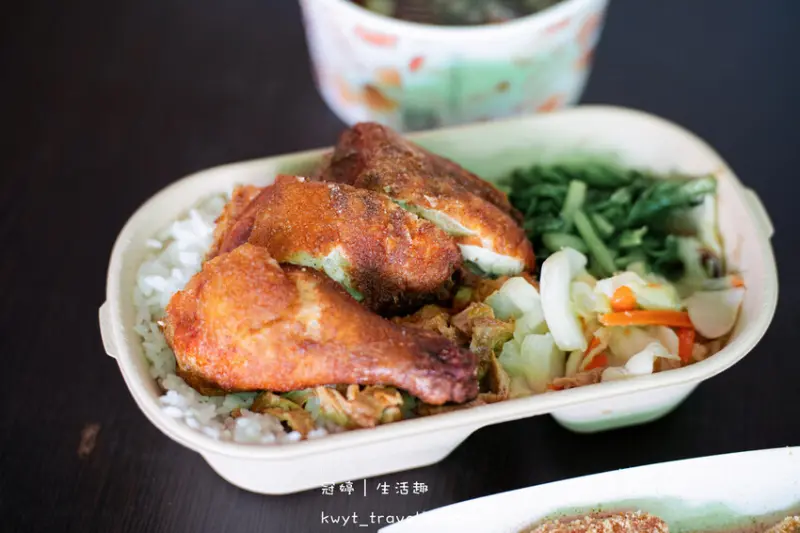 【一力發】隱藏版爆汁雞腿！台中西區午餐，現炸軟嫩溫體雞、溫體豬超多汁，台中西區便當│菜單