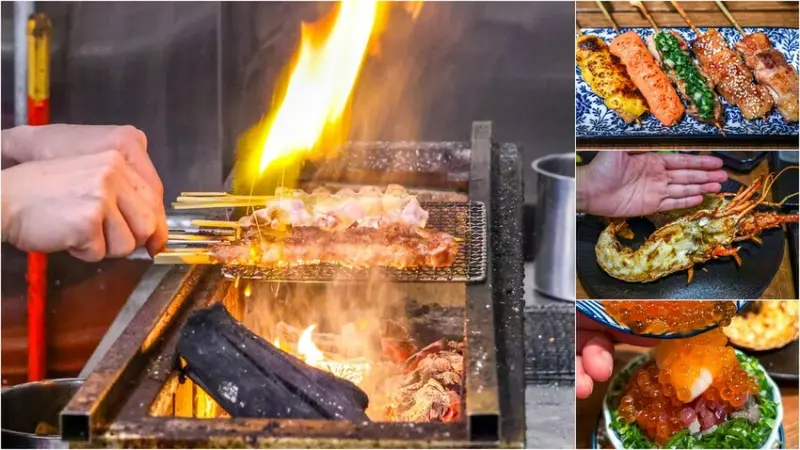 新北市三重區【三重居酒屋】炭伙 串燒.海鮮.酒場，三重炭火串燒宵夜推薦