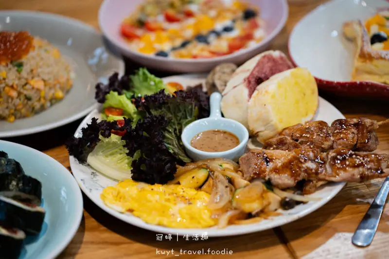 【柚子早午餐】隱藏版超強串燒！台中北區早午餐，大份量早午餐吃好飽，台中北區美食│菜單