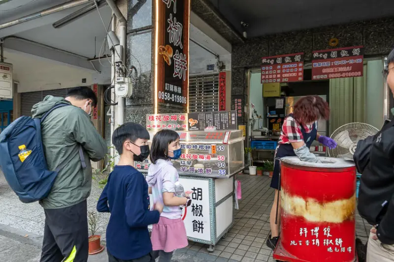 台中市西區科博館胡椒餅 | 台中科博館必吃銅板美食，胡椒餅皮香酥肉餡大爆滿～