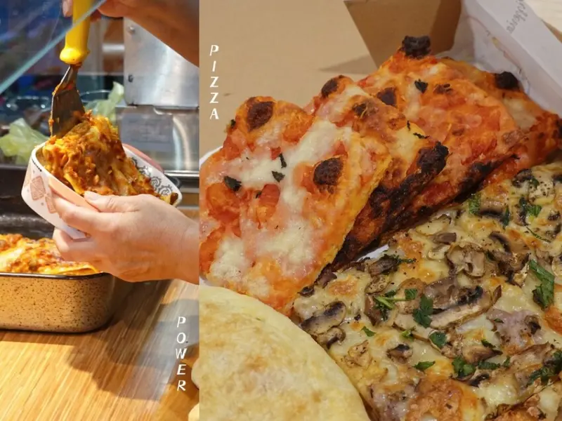 新北市中和區新北中和—Pizza power｜隨剪隨吃羅馬烤盤披薩 義大利師傅正統口味｜永安市場站、水源路、漳和國中