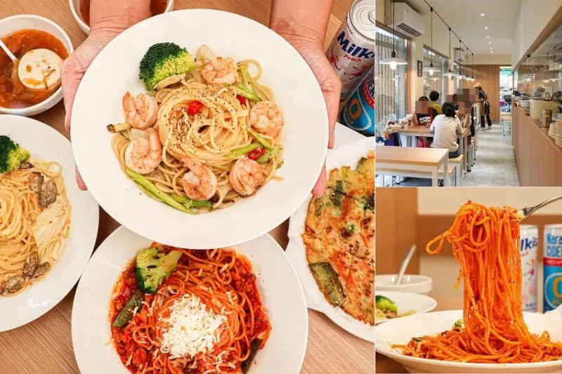 新店～想吃要排隊！最便宜149元吃日式義大利麵，地點就在員林火車站附近，走路就能到！東京家庭義大利麵