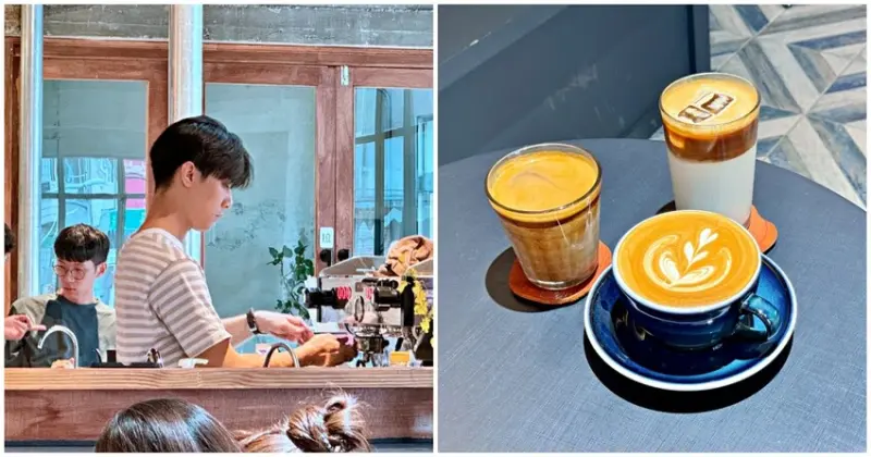 嘉義市西區嘉義美食／花磚咖啡三館「淺花樓」在老屋二樓！飲品好喝、環境優美～還有帥氣男店員！