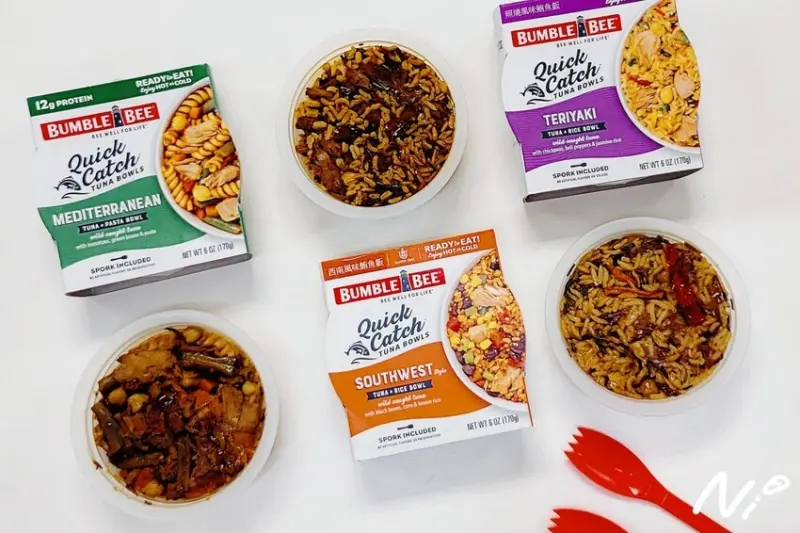 [方便料理]美國BUMBLE BEE 鮪魚即食碗。美國西南風鮪魚糙米飯/照燒鮪魚香米飯/地中海風味螺旋義大利麵