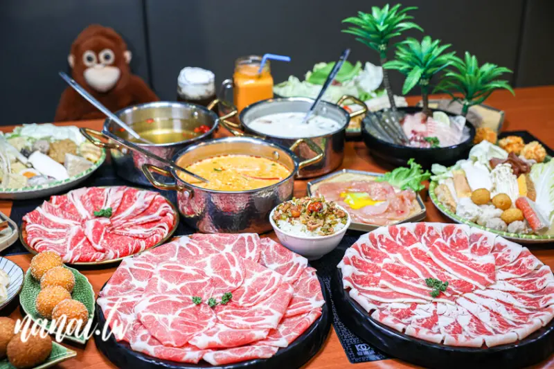 豐原家樂福又有新店！這家泰式南洋鍋物有蔬菜自助吧、白飯、冰淇淋通通隨你吃，推薦冬陰功湯底、10oz大肉盤