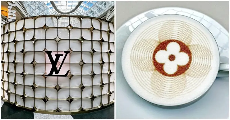 台北市信義區台北美食／LOUIS VUITTON 期間限定Café快閃進駐貴婦百貨Bellavita！最後營業日只到8/18～必喝LOGO拉花咖啡
