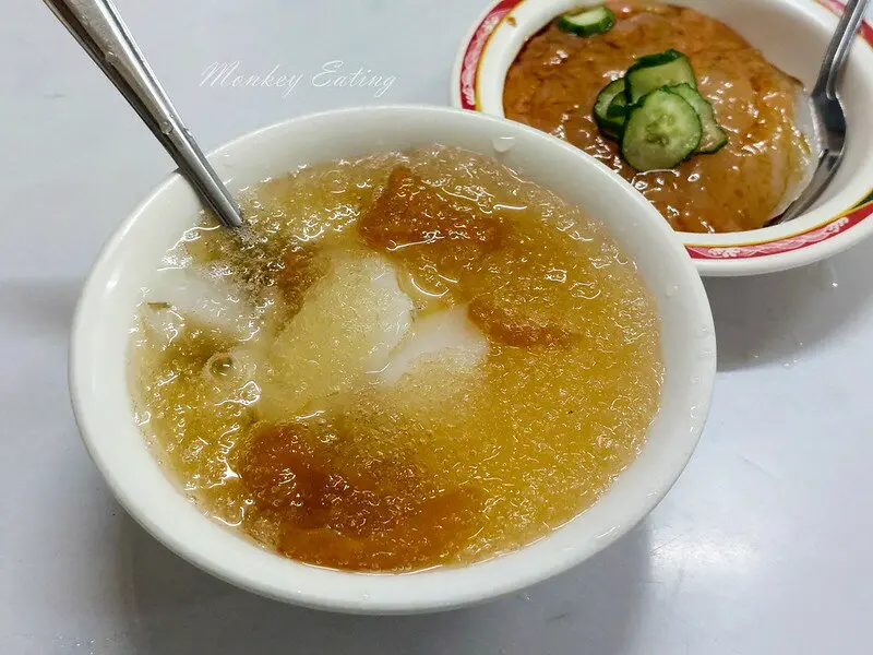 【台中豐原】金樹冰果室｜豐原廟東夜市80年老店，鳳梨冰、杏仁露、肉丸經典組合必點！