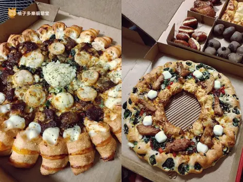 Pizza Hut 必勝客：威士忌牛排干貝比薩、聖誕花圈烤雞餐(比薩+HOT燒大拼盤)，聖誕節與新年的聚餐應景披薩！
