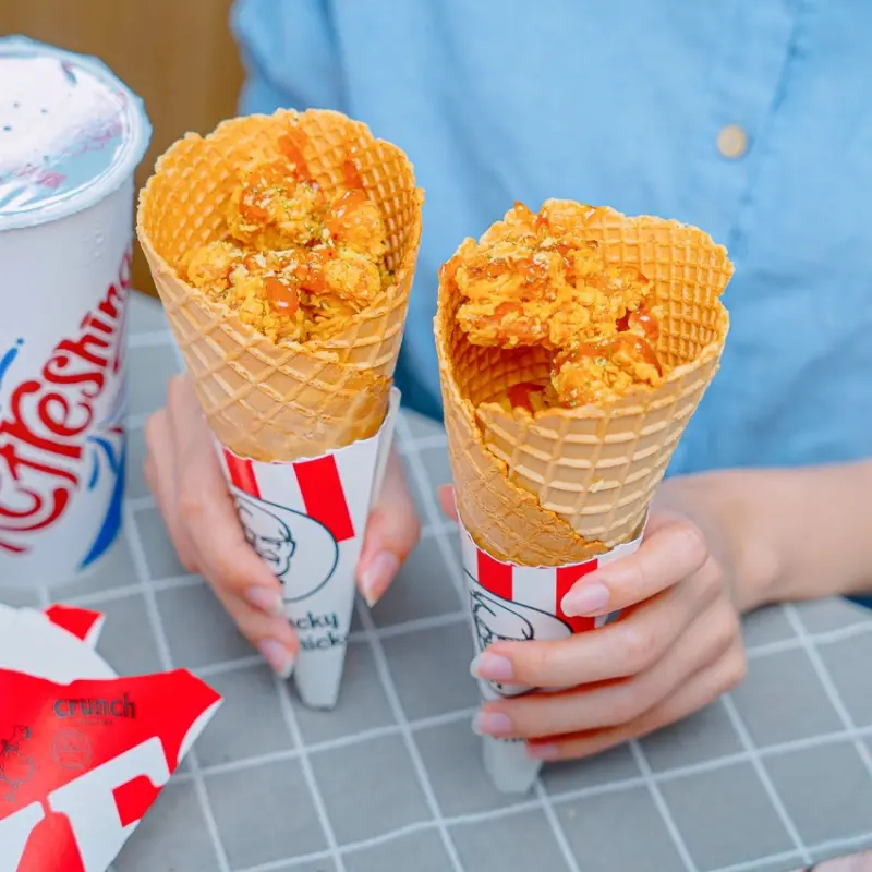 全台限量3萬支、洗版IG的網美打卡美食，每天只有18支，請早上排隊 | 【全台美食】肯德基