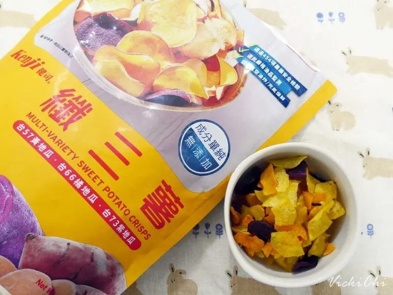 台南市北區營養零食推薦｜好市多零食開箱：Kenji健司纖三薯脆片