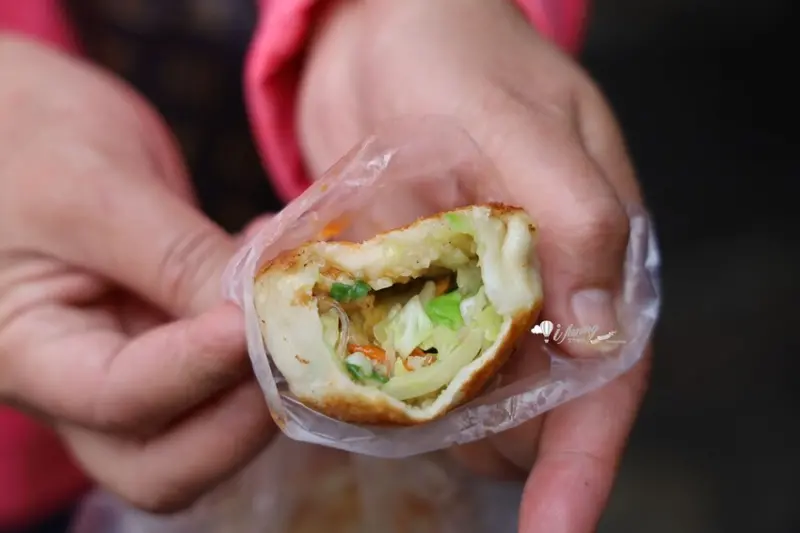 大甲鎮瀾宮小吃推薦：一品香水煎包 / WalkerLand窩客島整理提供 未經許可不可轉載